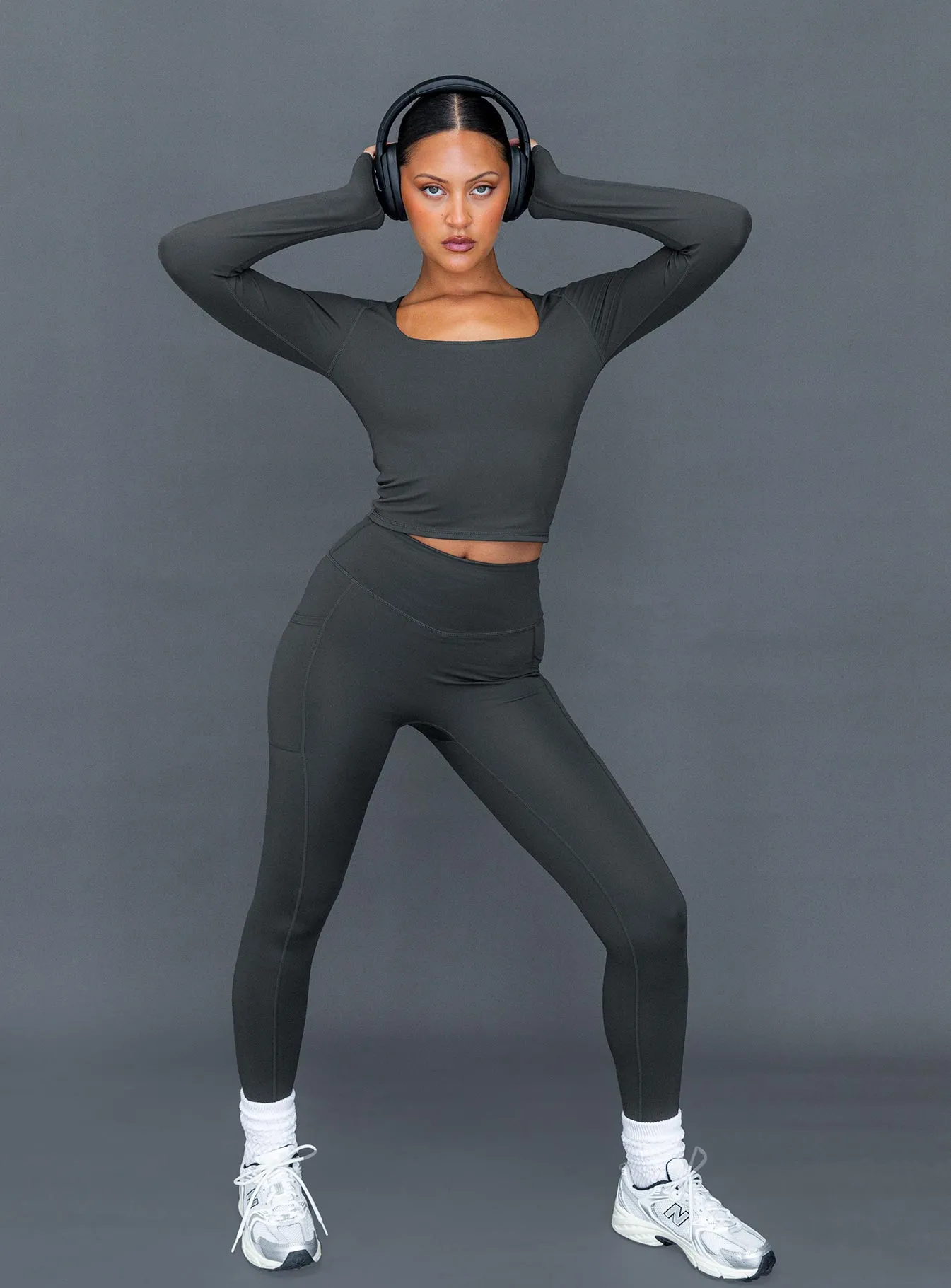 Achieve Grey Leggings - Online Shop for Activewear Leggings.