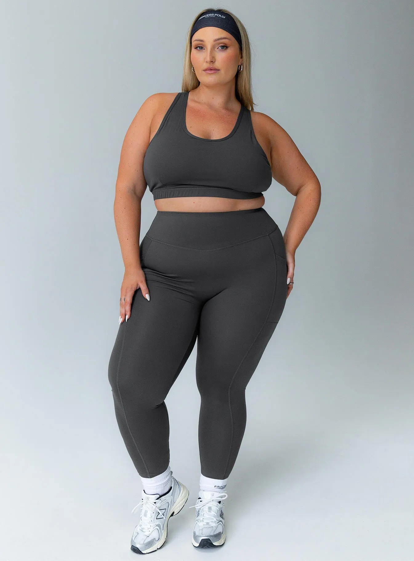 Activewear Leggings - Grey - Curve