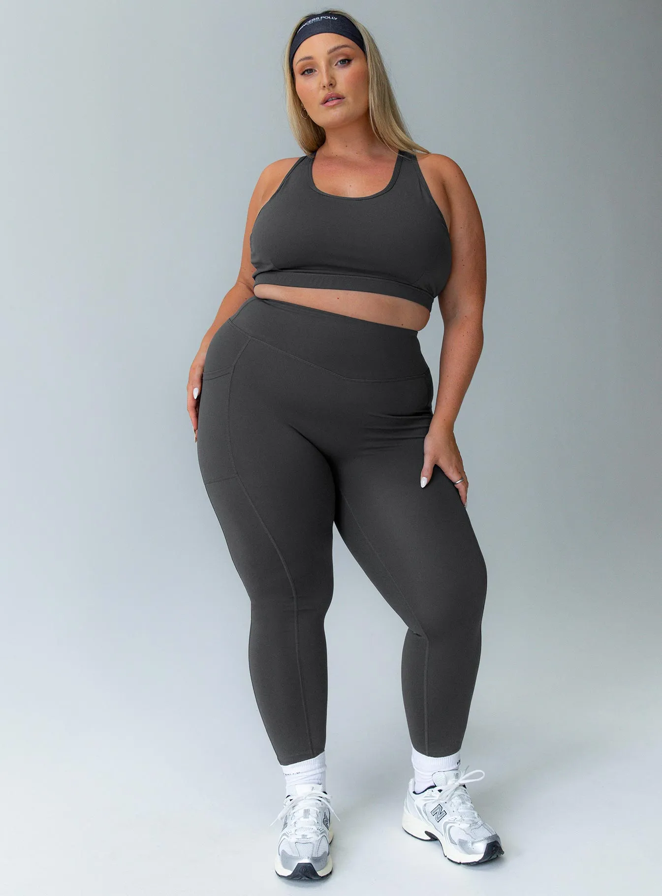 Activewear Leggings - Grey - Curve