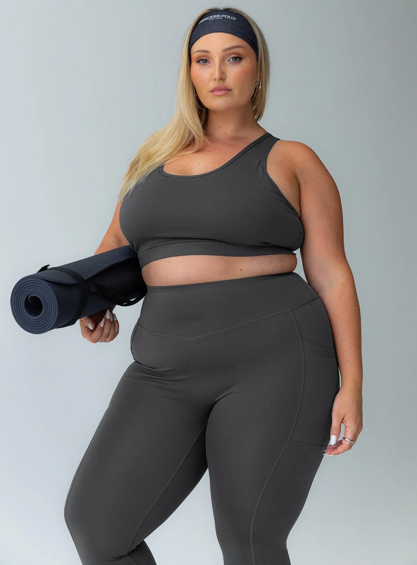 Activewear Leggings - Grey - Curve