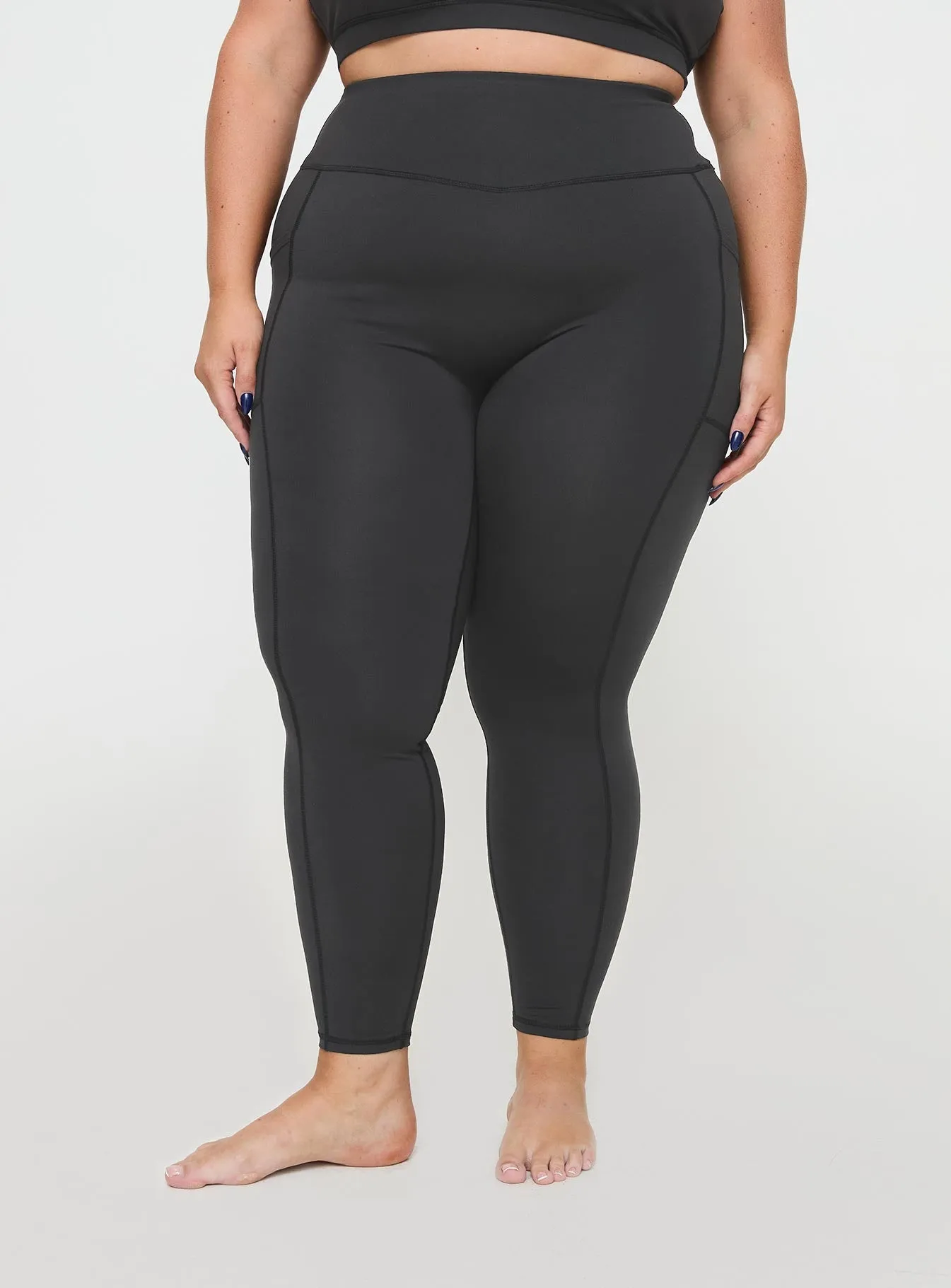 Activewear Leggings - Grey - Curve