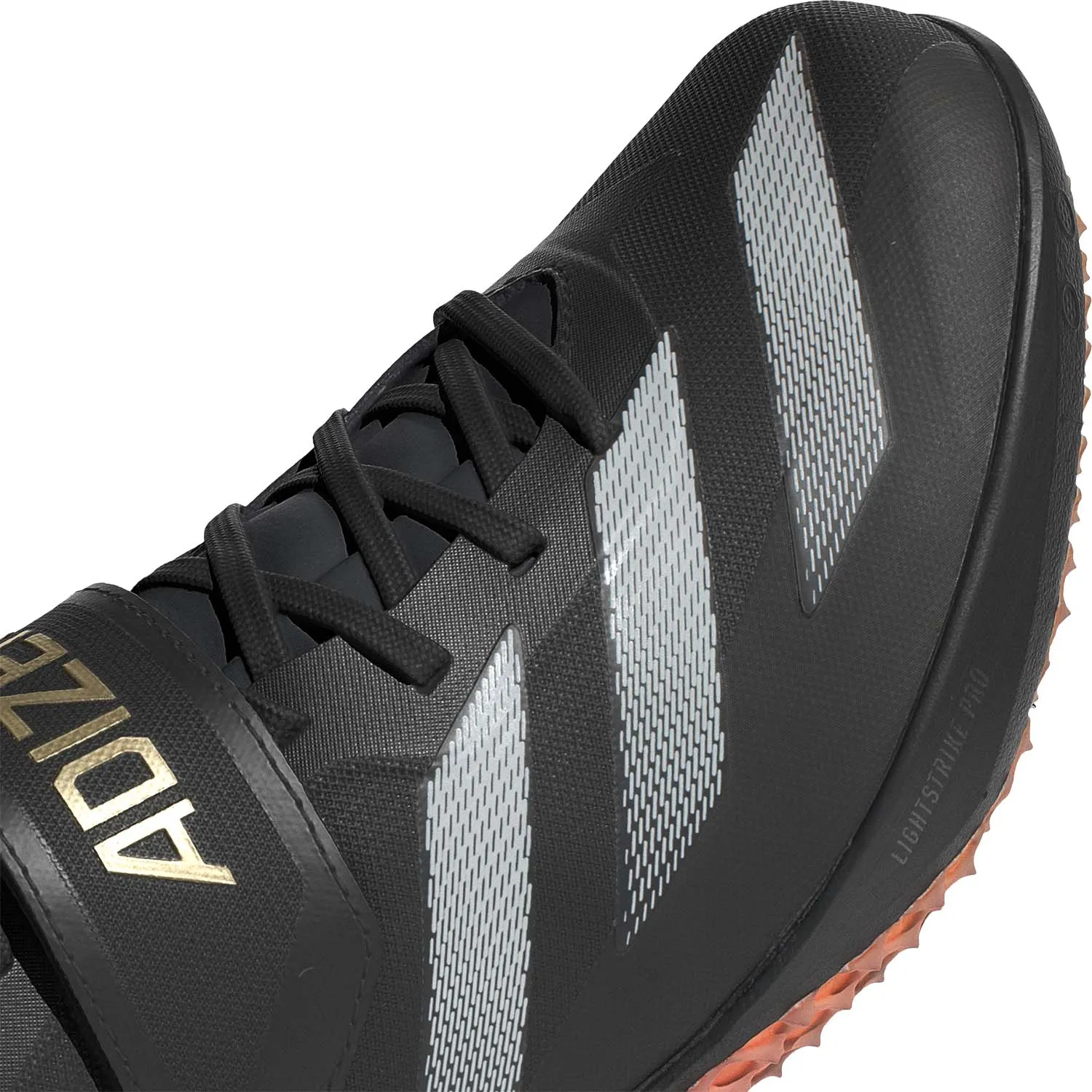 adidas adizero High Jump shoes - Core Black/Zero Metallic/Spark