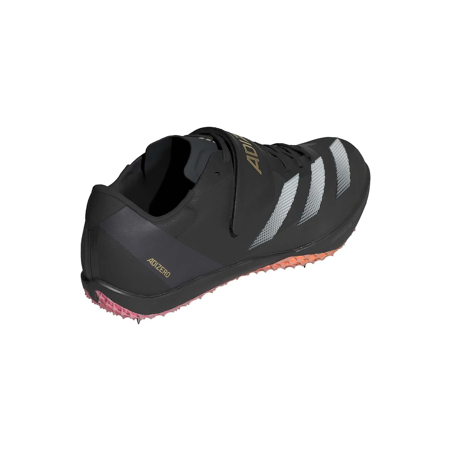 adidas adizero High Jump shoes - Core Black/Zero Metallic/Spark