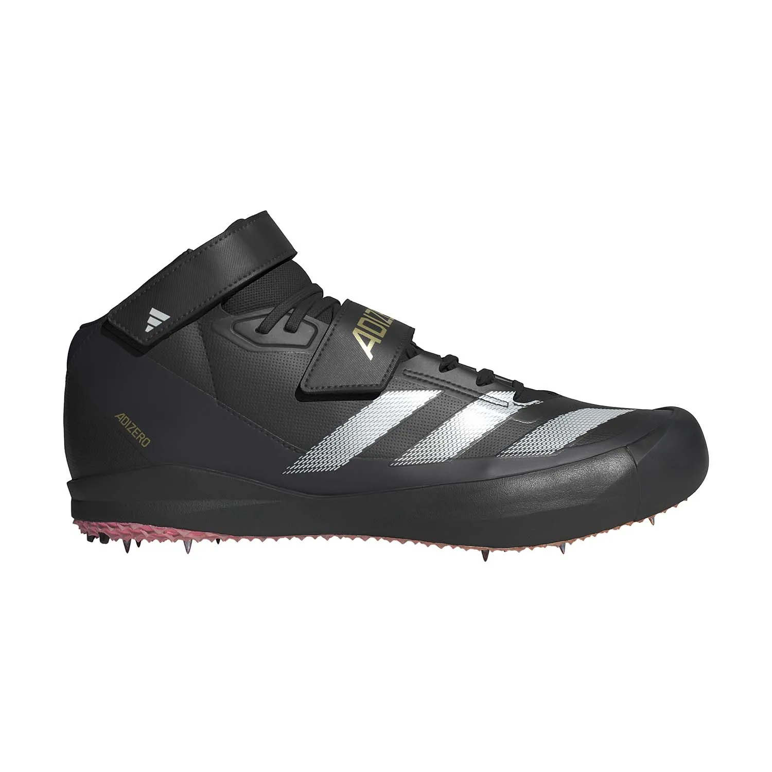 adidas adizero Javelin Mid in Core Black/Zero Mt/Spark