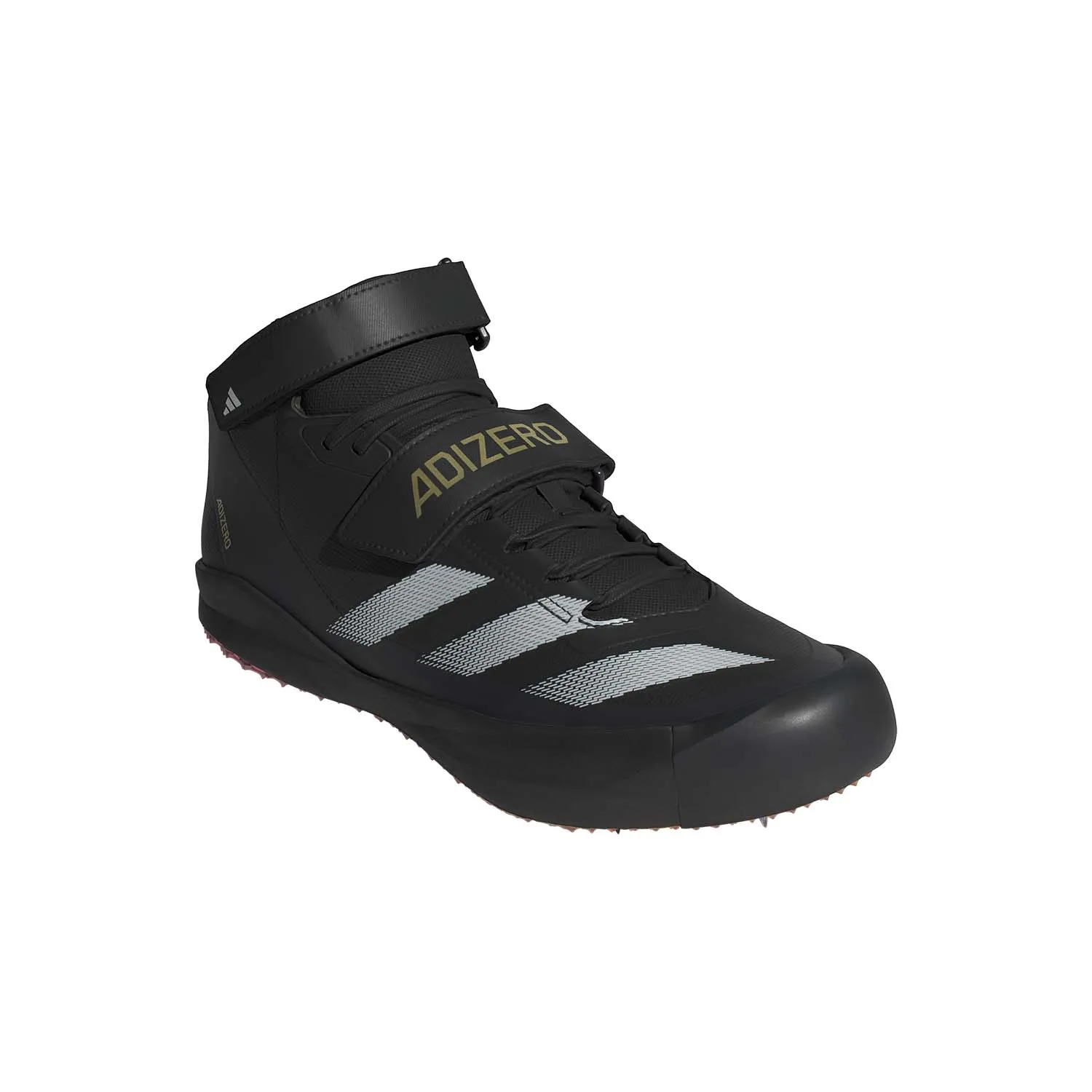 adidas adizero Javelin Mid in Core Black/Zero Mt/Spark