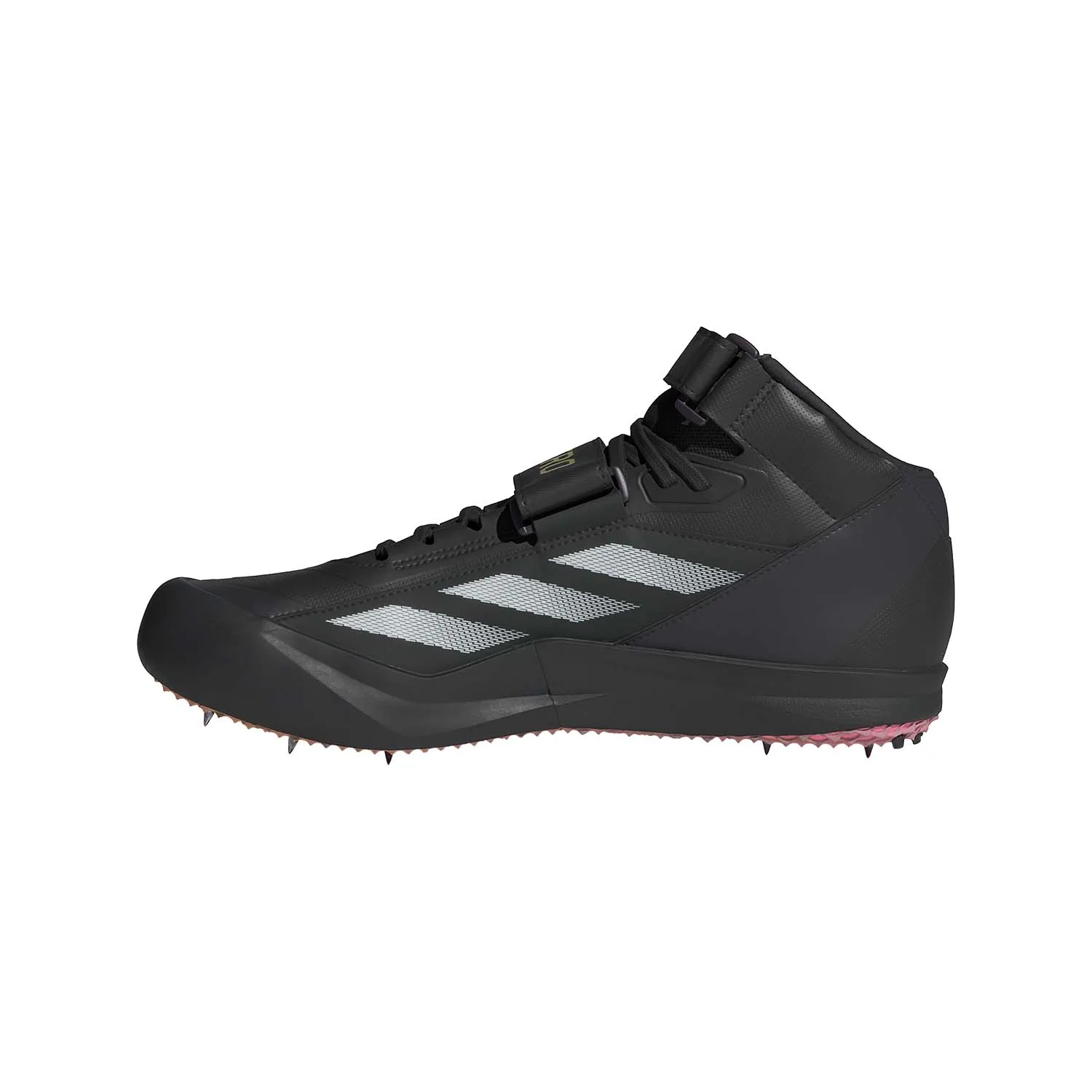 adidas adizero Javelin Mid in Core Black/Zero Mt/Spark