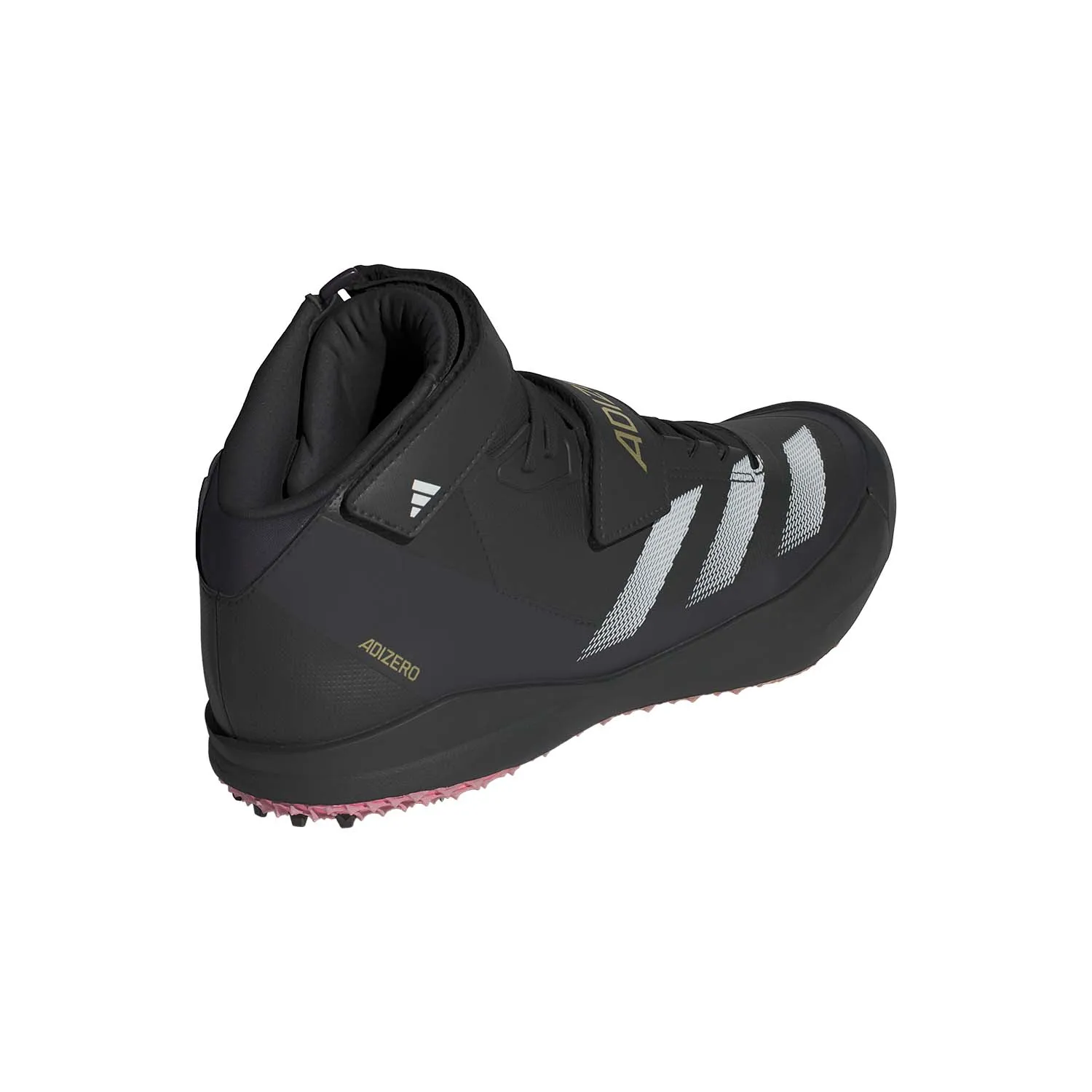 adidas adizero Javelin Mid in Core Black/Zero Mt/Spark