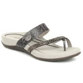 Aetrex Izzy Sparkle Women's Pewter