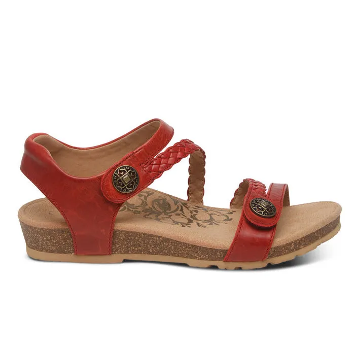 Aetrex Jillian Red women's shoes