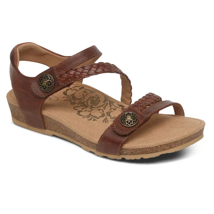 Aetrex Jillian Walnut Women's Sandal - Best Price