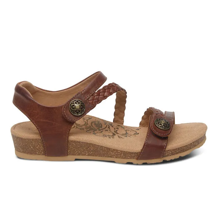 Aetrex Jillian Walnut Women's Sandal - Best Price