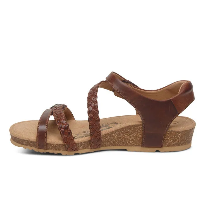 Aetrex Jillian Walnut Women's Sandal - Best Price