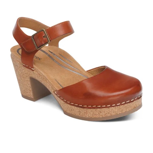 Aetrex Women's Cognac Finley Women's Shoes