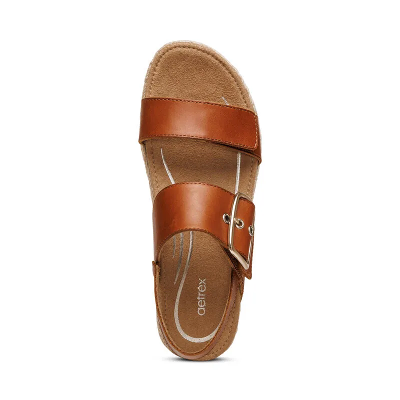 Aetrex Women's Cognac Shoes