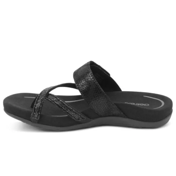 Aetrex Women's Sparkle Black Izzy - Shop Now!