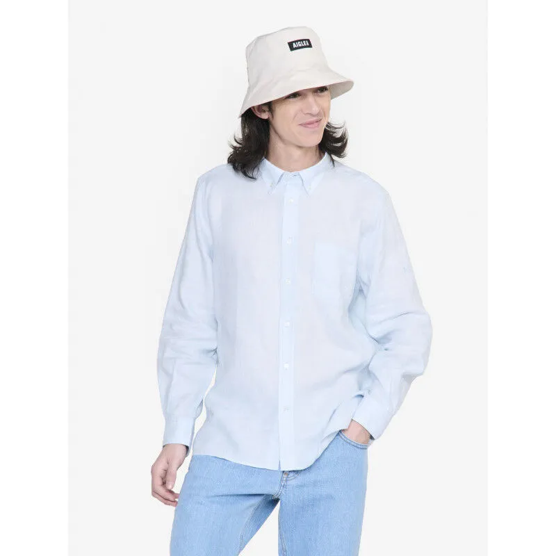 Aigle Linen Shirt with Long Sleeves