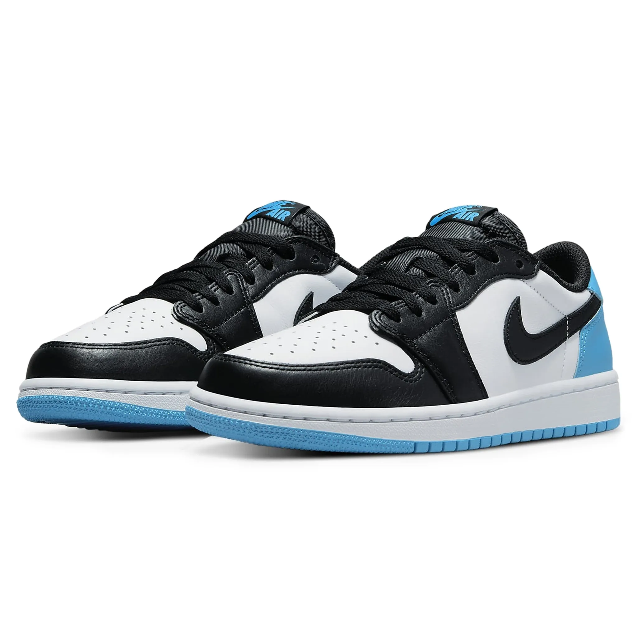 Air Jordan 1 Low Black Dark Powder Blue (W) sneakers