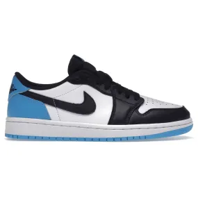 Air Jordan 1 Low Black Dark Powder Blue (W) sneakers