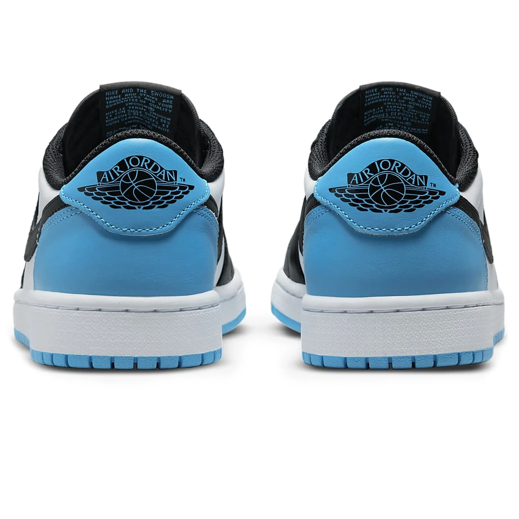 Air Jordan 1 Low Black Dark Powder Blue (W) sneakers