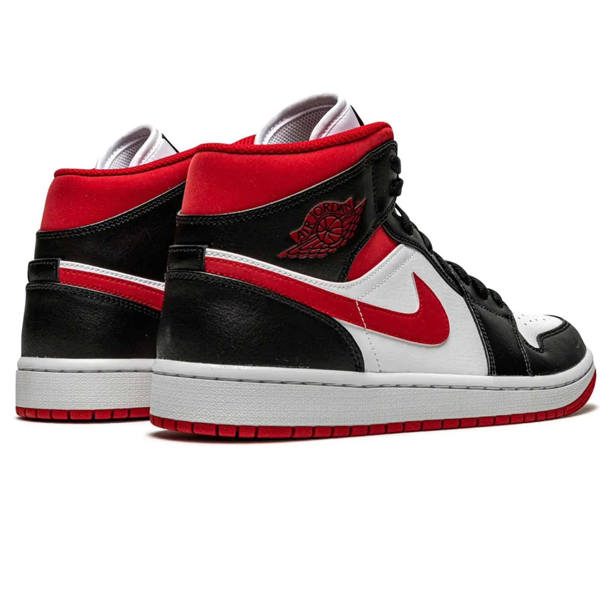 Air Jordan 1 Mid Red Black White