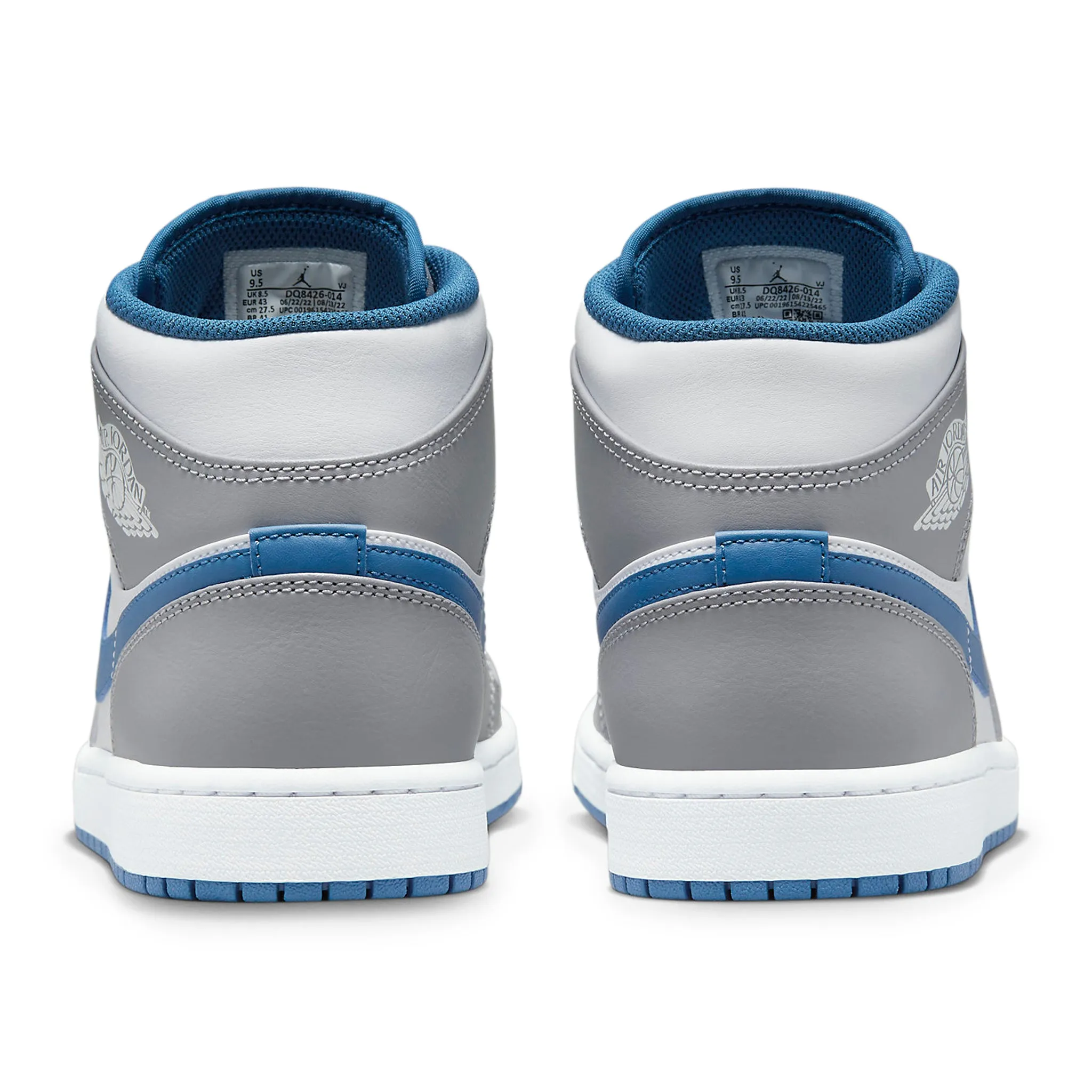 Air Jordan 1 Mid True Blue Cement - Buy Now