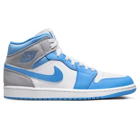 Air Jordan 1 Mid University Blue Grey | Buy Online