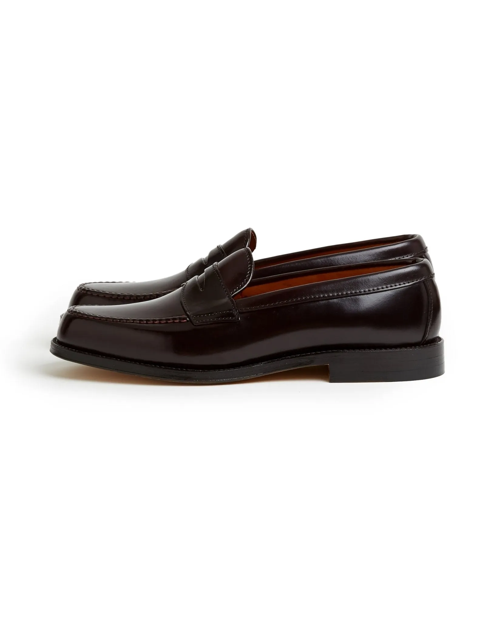 Alden Cordovan Penny Loafer: Dark Burgundy 986 for sale.