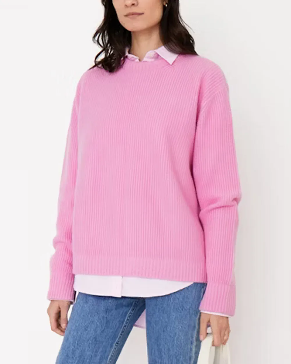 Alden Long Sleeve Pink Pullover