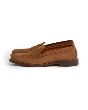 Alden Snuff Suede Penny Loafer: Unlined 6243F