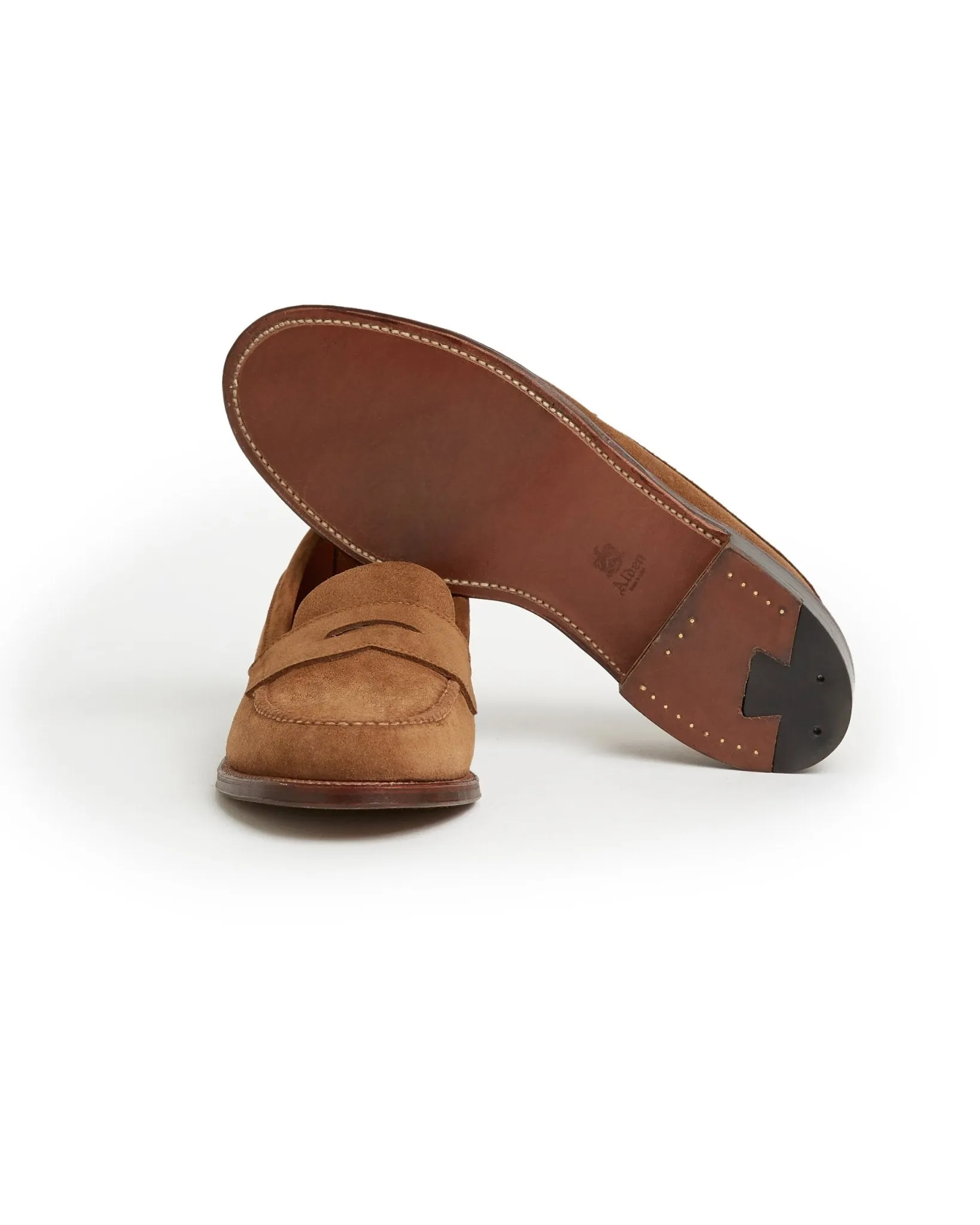 Alden Snuff Suede Penny Loafer: Unlined 6243F