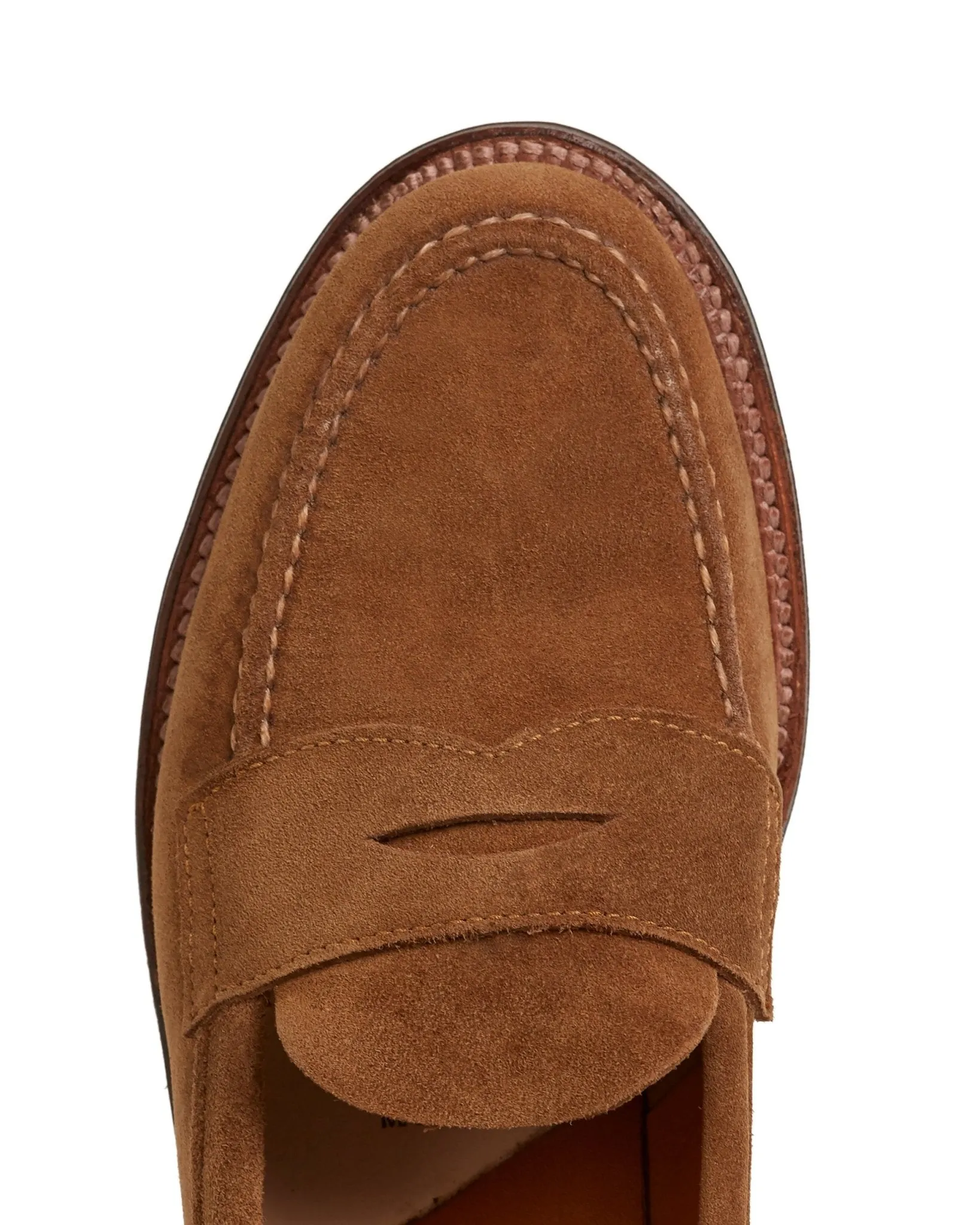 Alden Snuff Suede Penny Loafer: Unlined 6243F