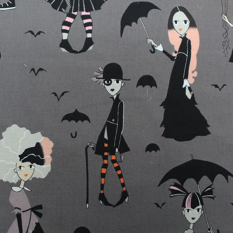 Alexander Henry Goth Charcoal fabric - Shop Now!