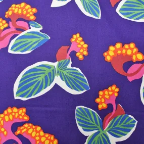 Alexander Henry Tropical Purple Floral Fabric