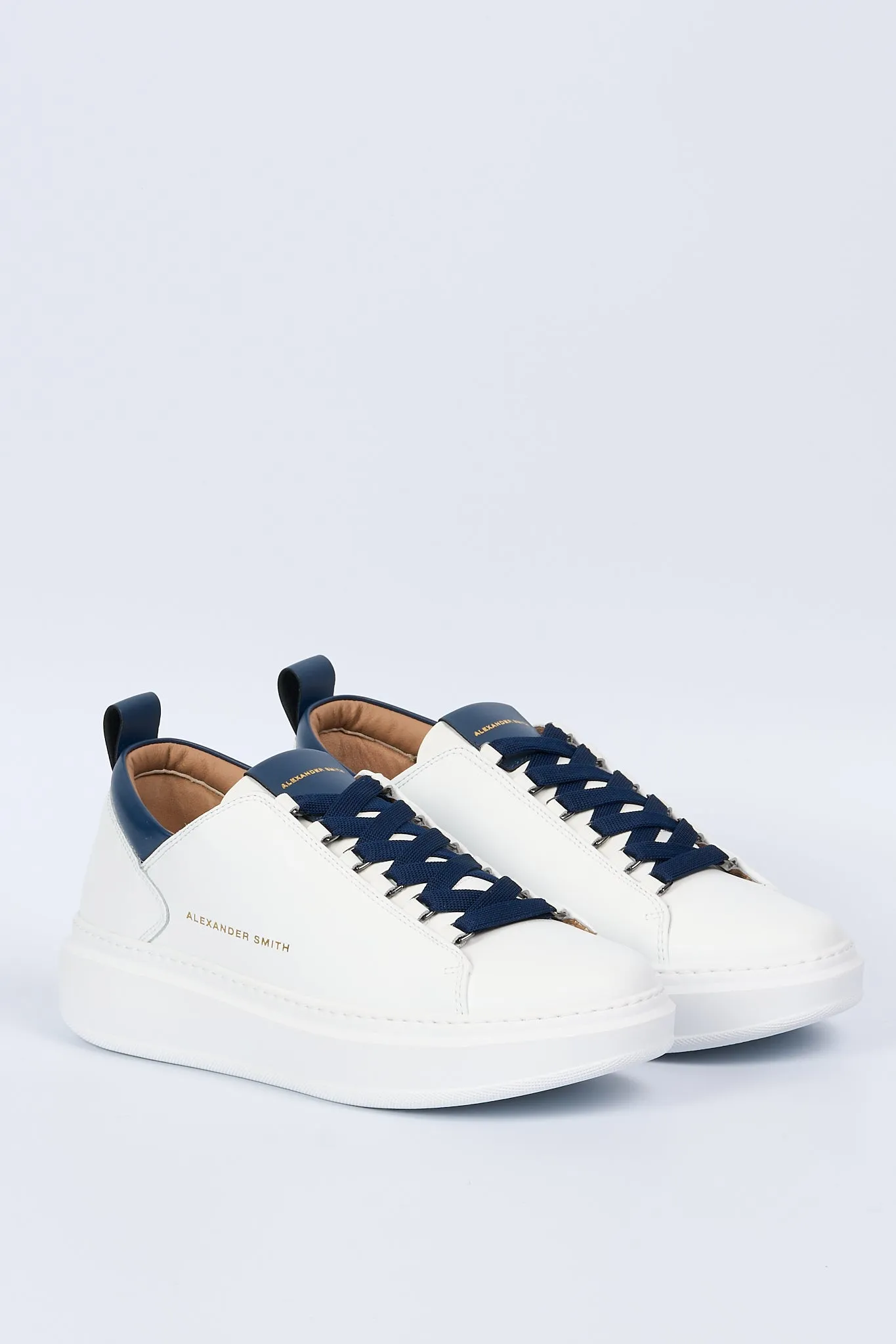 Alexander Smith Sneaker Wembley White/Blue Men