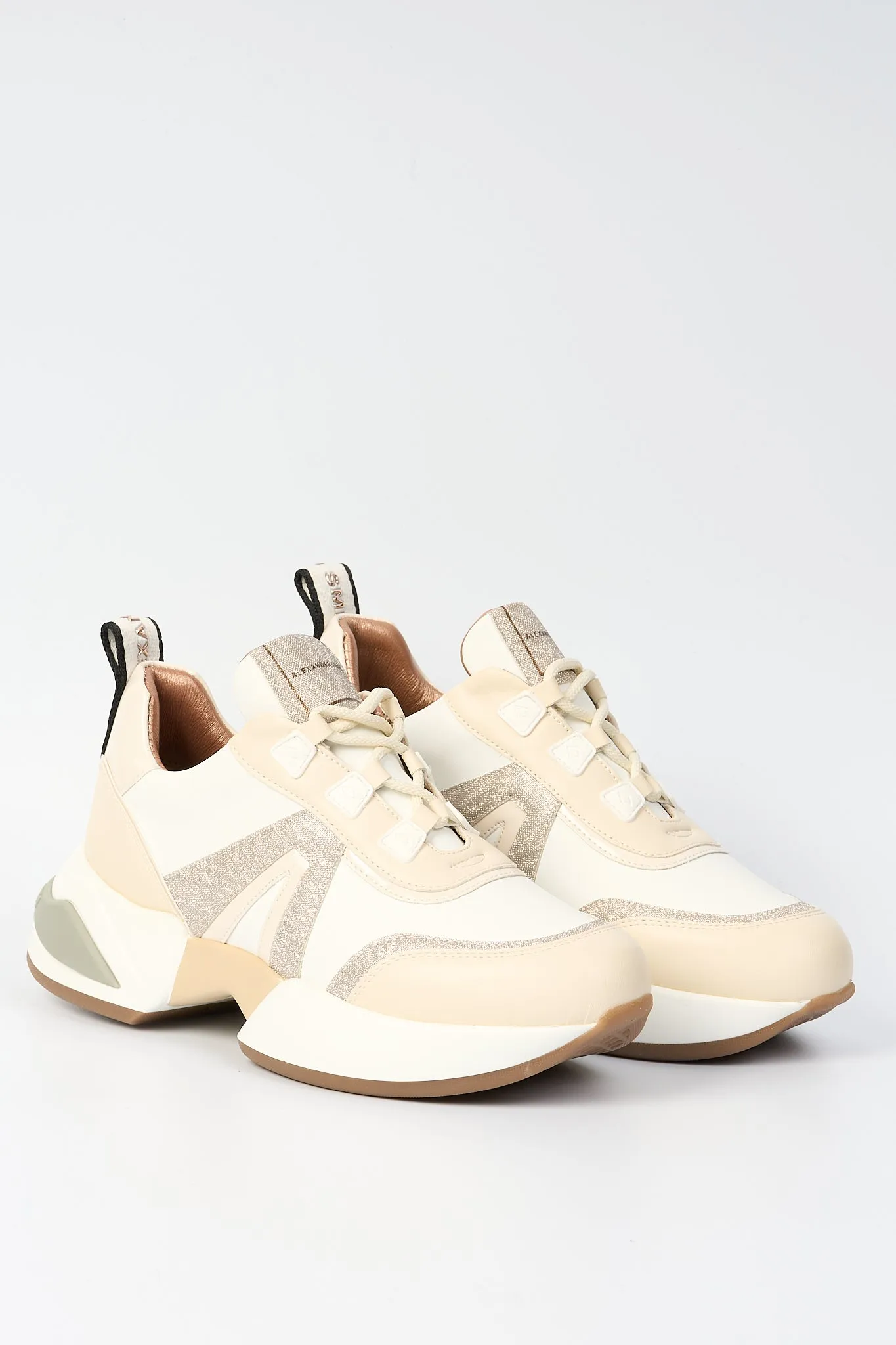 Alexander Smith Sneaker White/Gold Women's