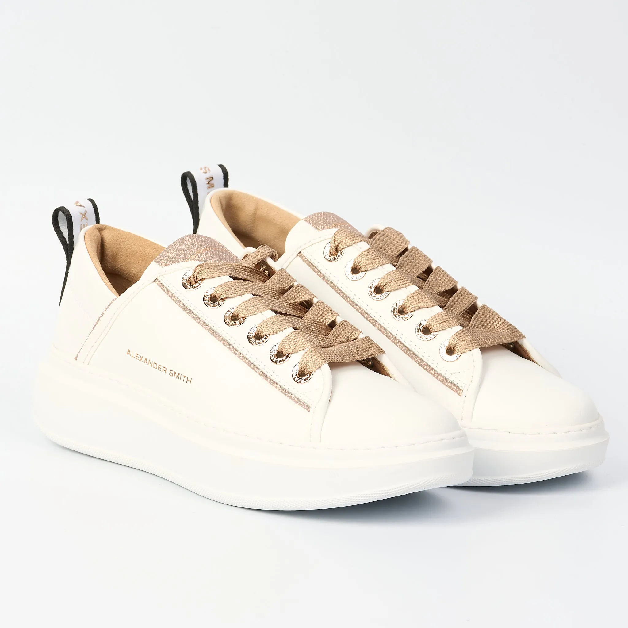 Alexander Smith Wembley Sneakers Bianco rosa Donna