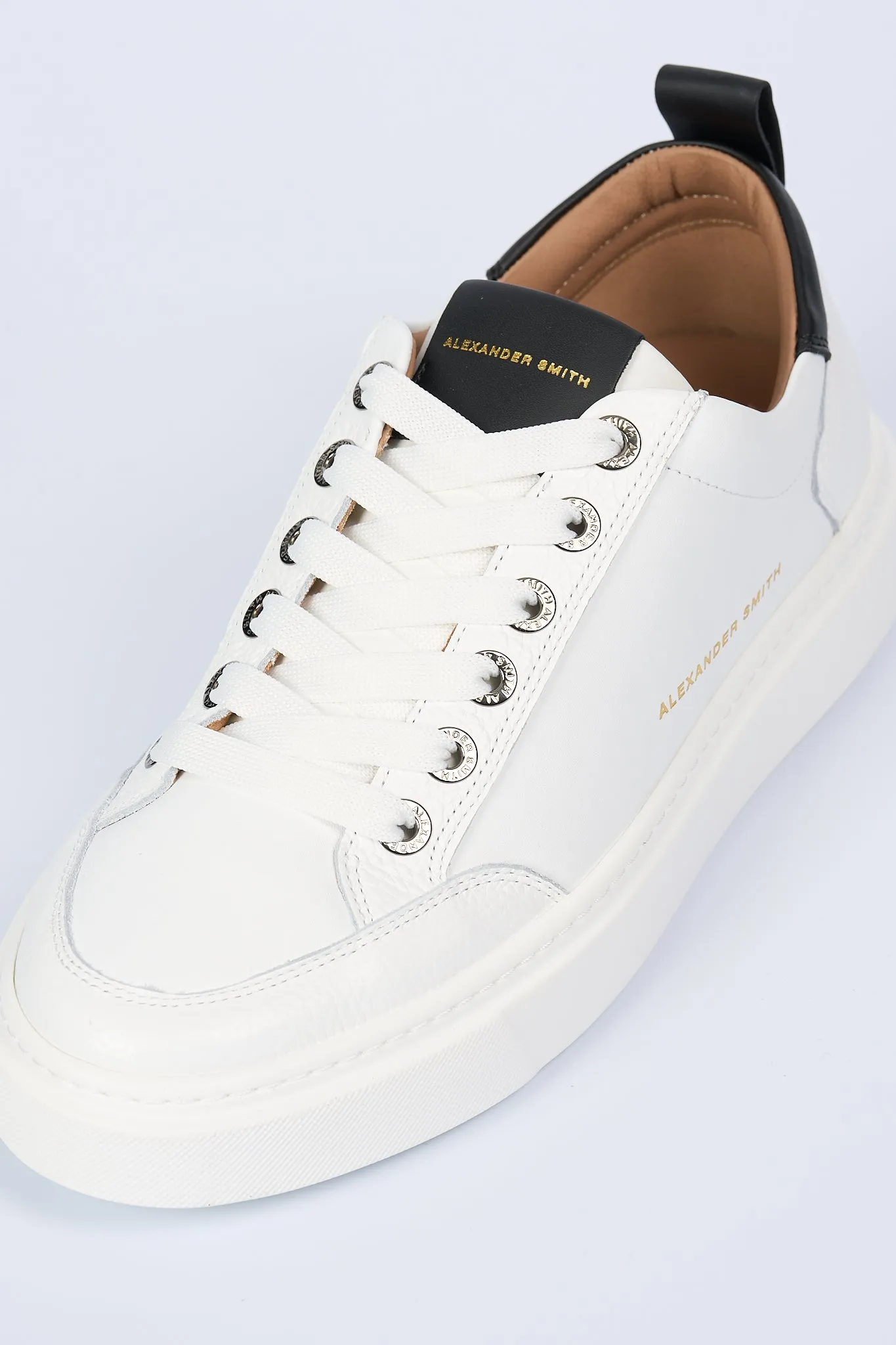 Alexander Smith White/Black Men's Sneaker