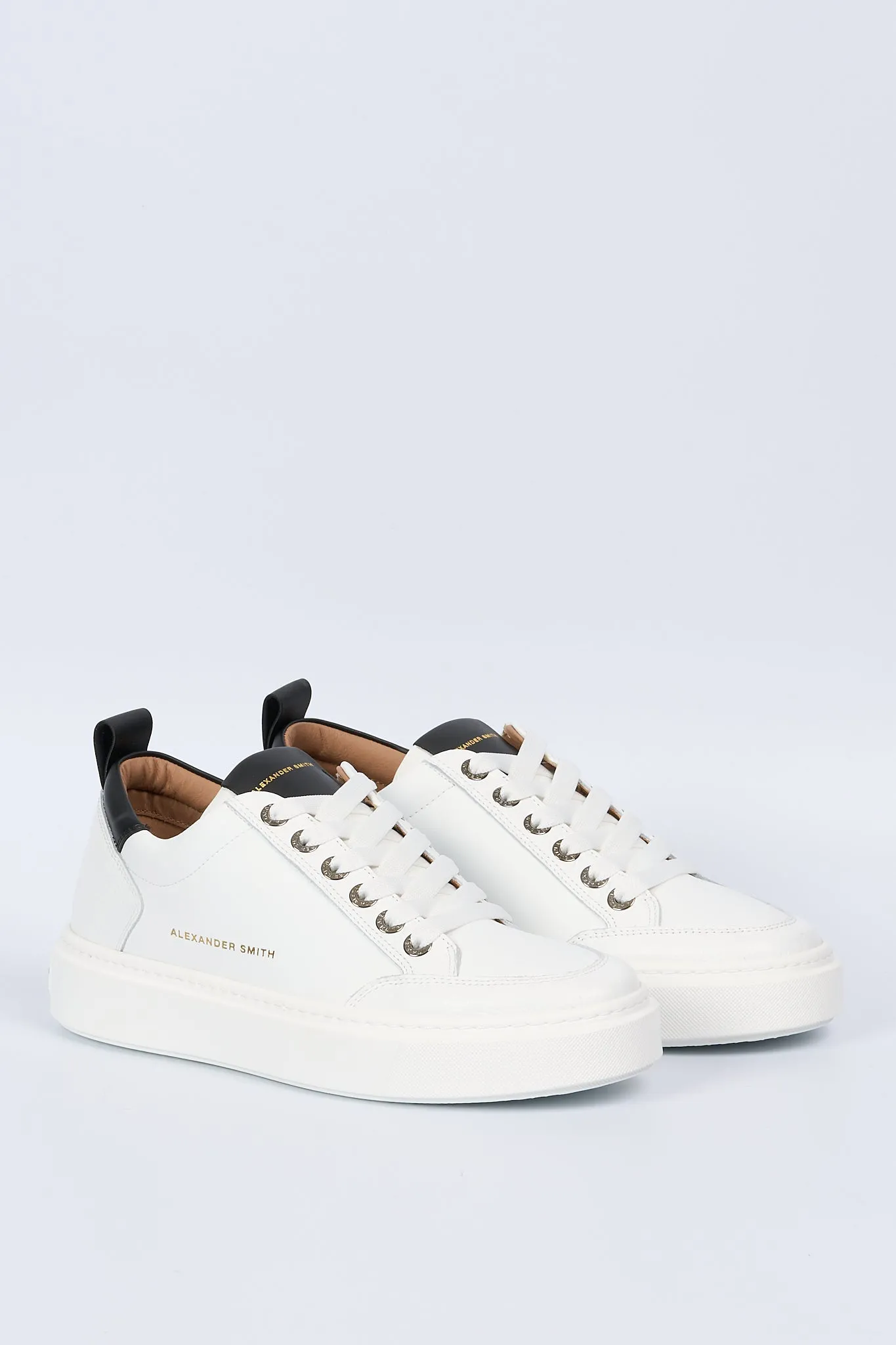 Alexander Smith White/Black Men's Sneaker