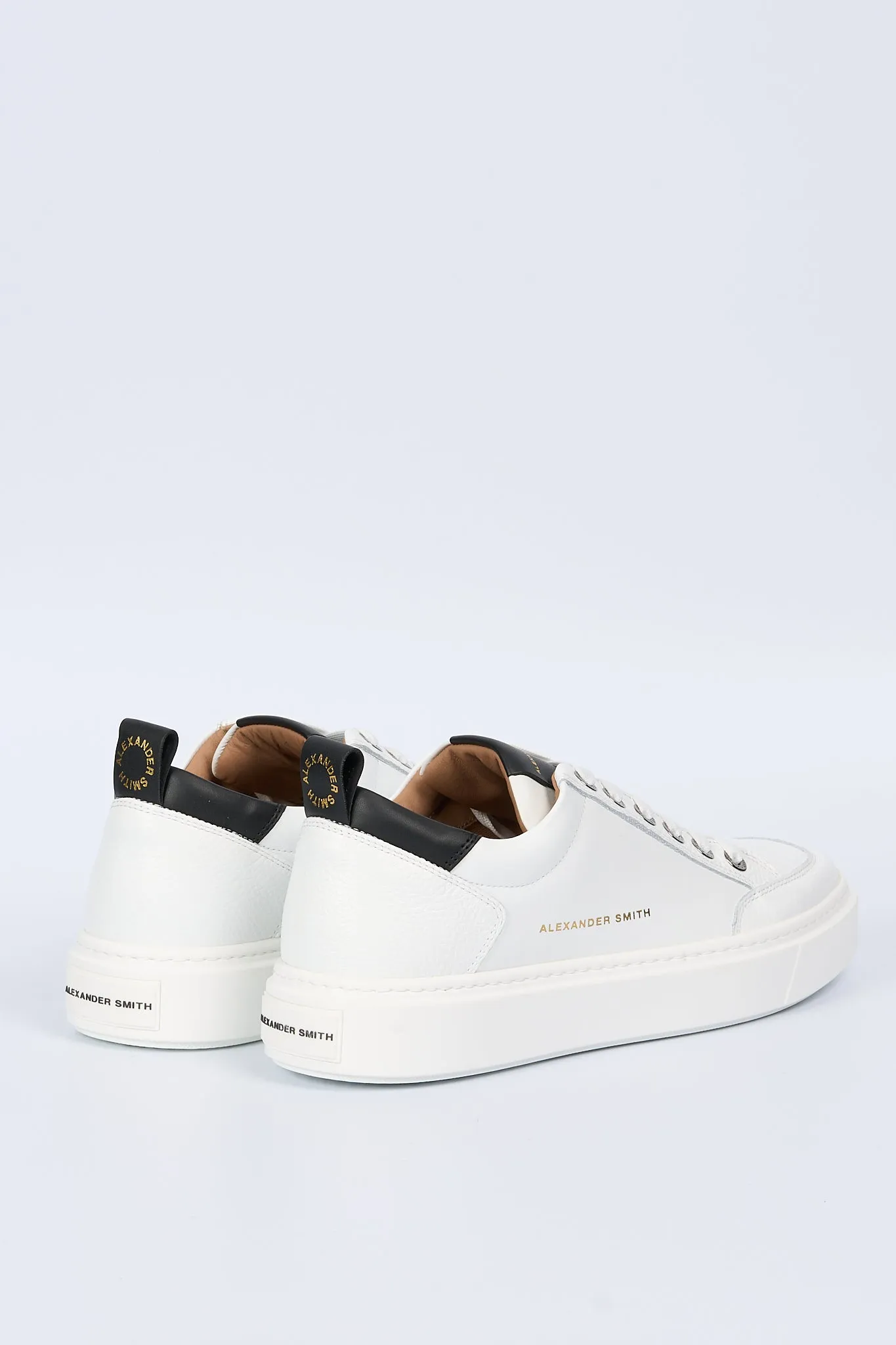 Alexander Smith White/Black Men's Sneaker