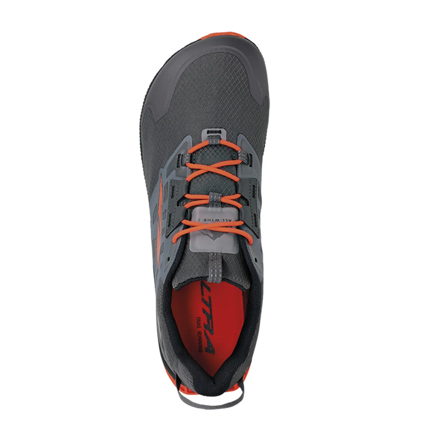 Altra Lone Peak All Weather Low Trail Running Shoes - Gray/Orange