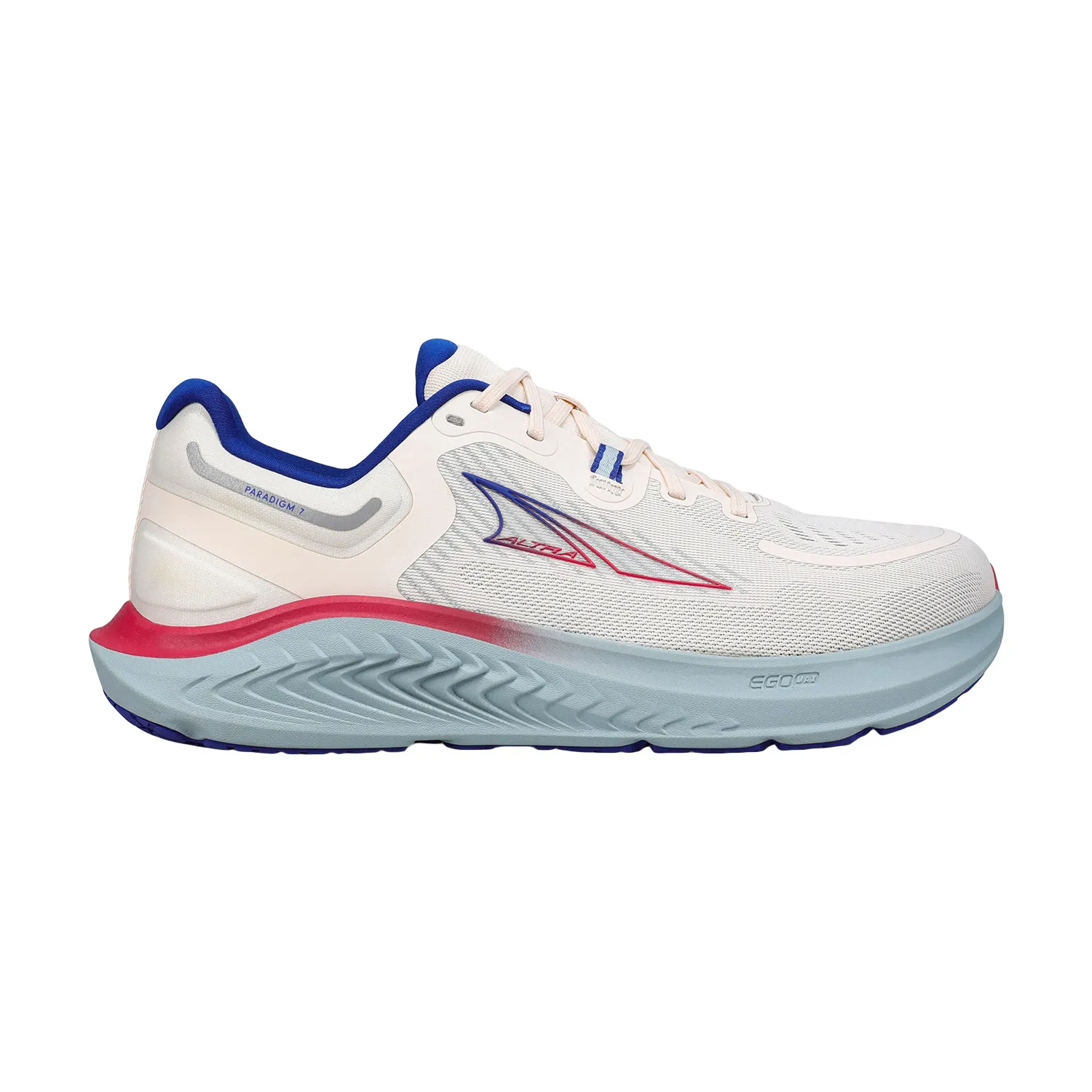 Altra Paradigm 7 - White/Blue - Ultra Cushioned Running Shoes