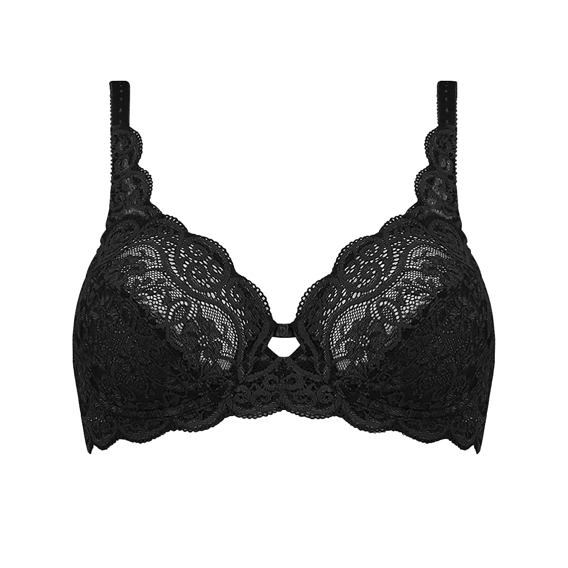 Amourette 300 Black Lace Wired Bra