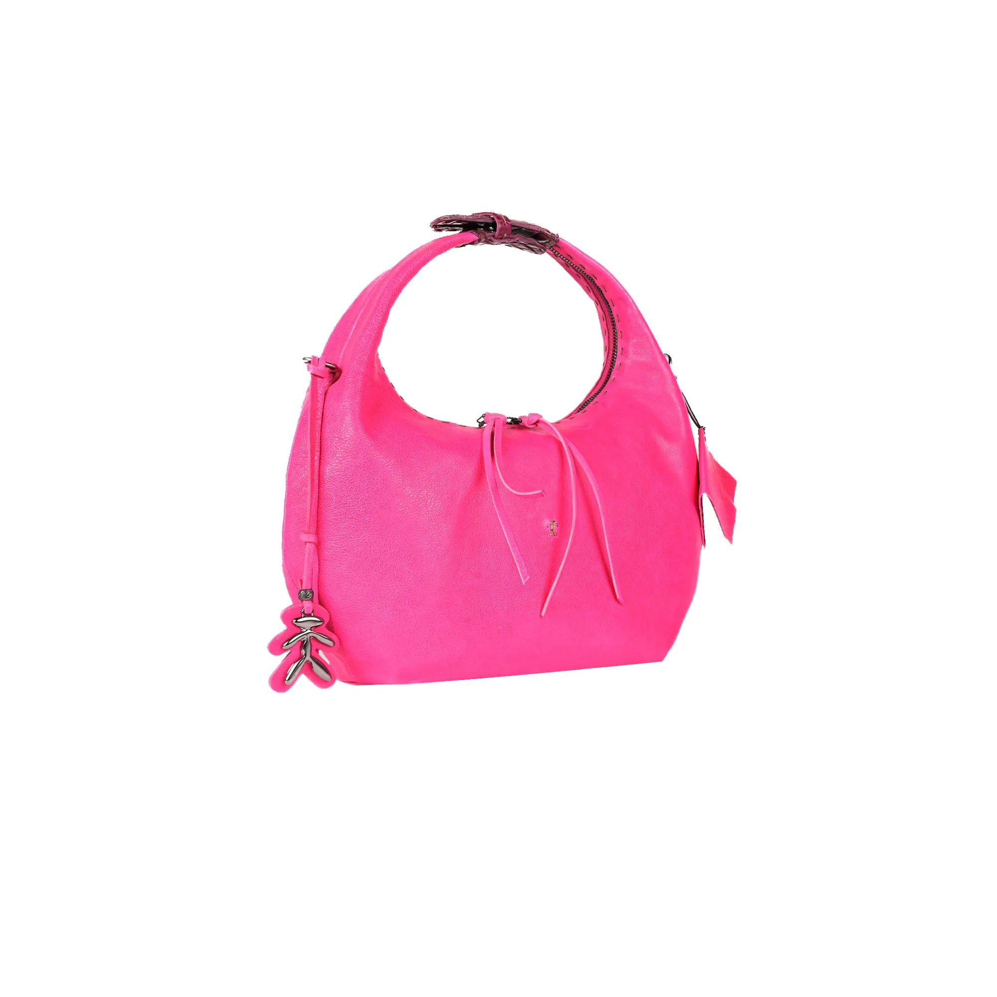 Anfora Manico M Crocodile Old Iron Fuxia - Shop Now!