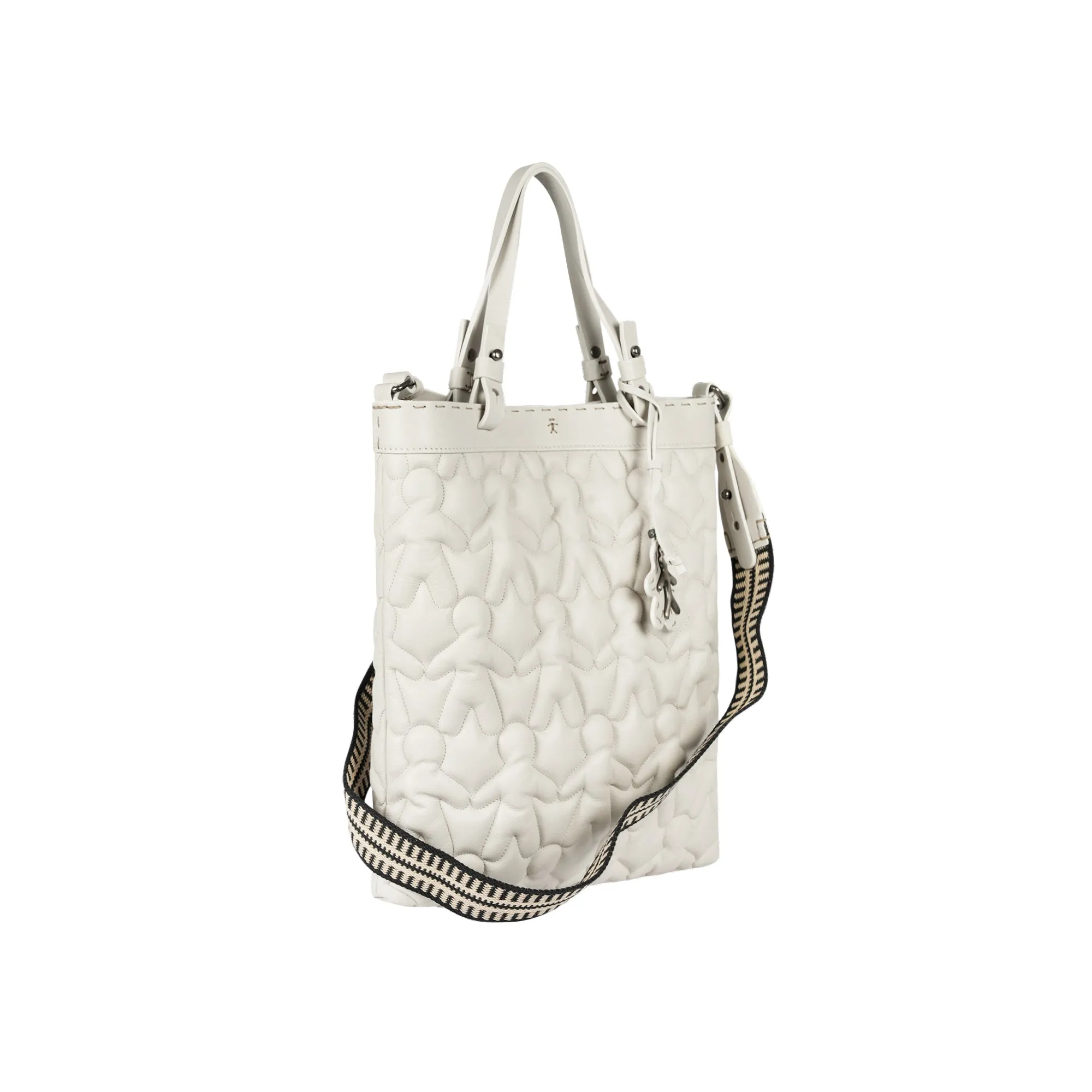 Aura M Greca Omino Quilted Chalk White