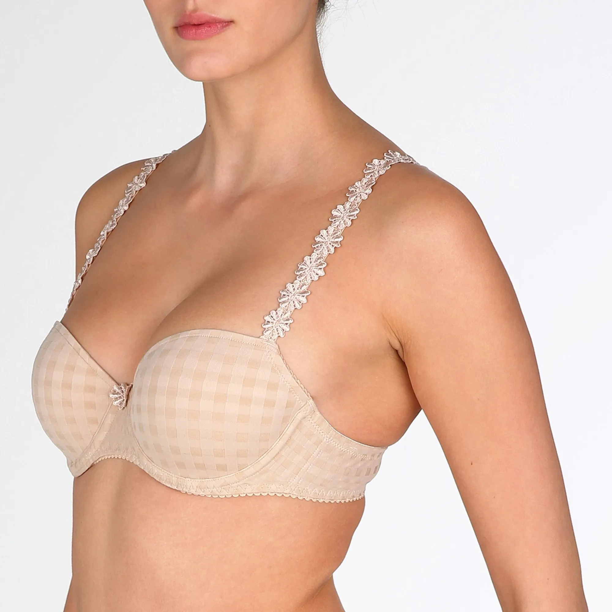 Avero Formed Cup Balconnet Bra (Caffé Latte) A-F | Balconette Bra | Avero Bra | A-F Cup Bra | Caffé Latte Bra