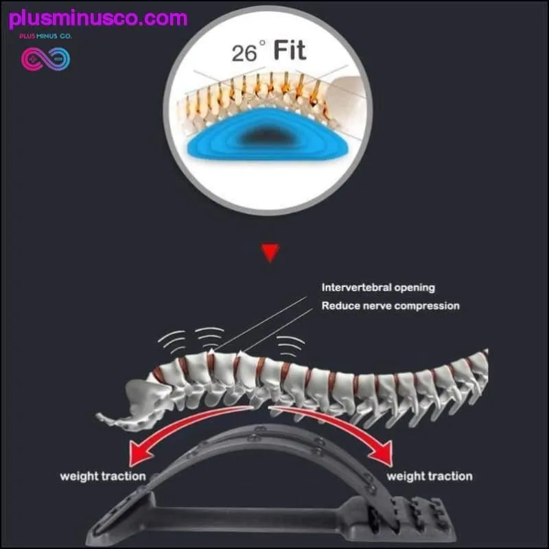 Back Massage Fitness Stretcher for Improved Posture and Spinal Health