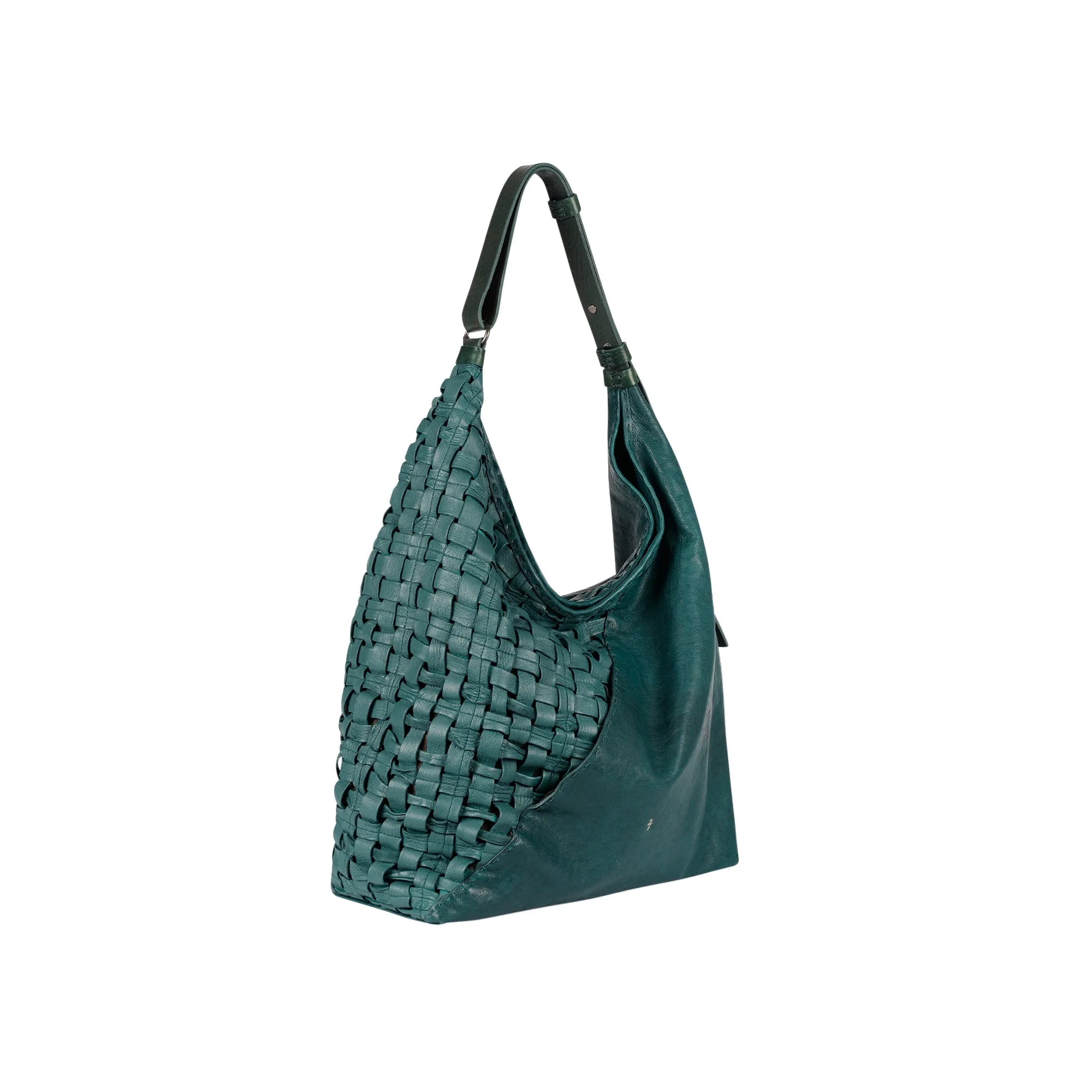 Bea Large Woven Basket Handbag