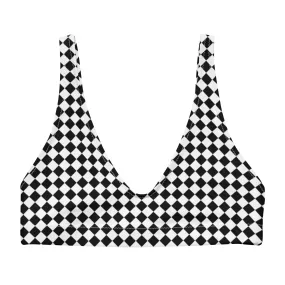 Bella Checkered Padded Bikini Top