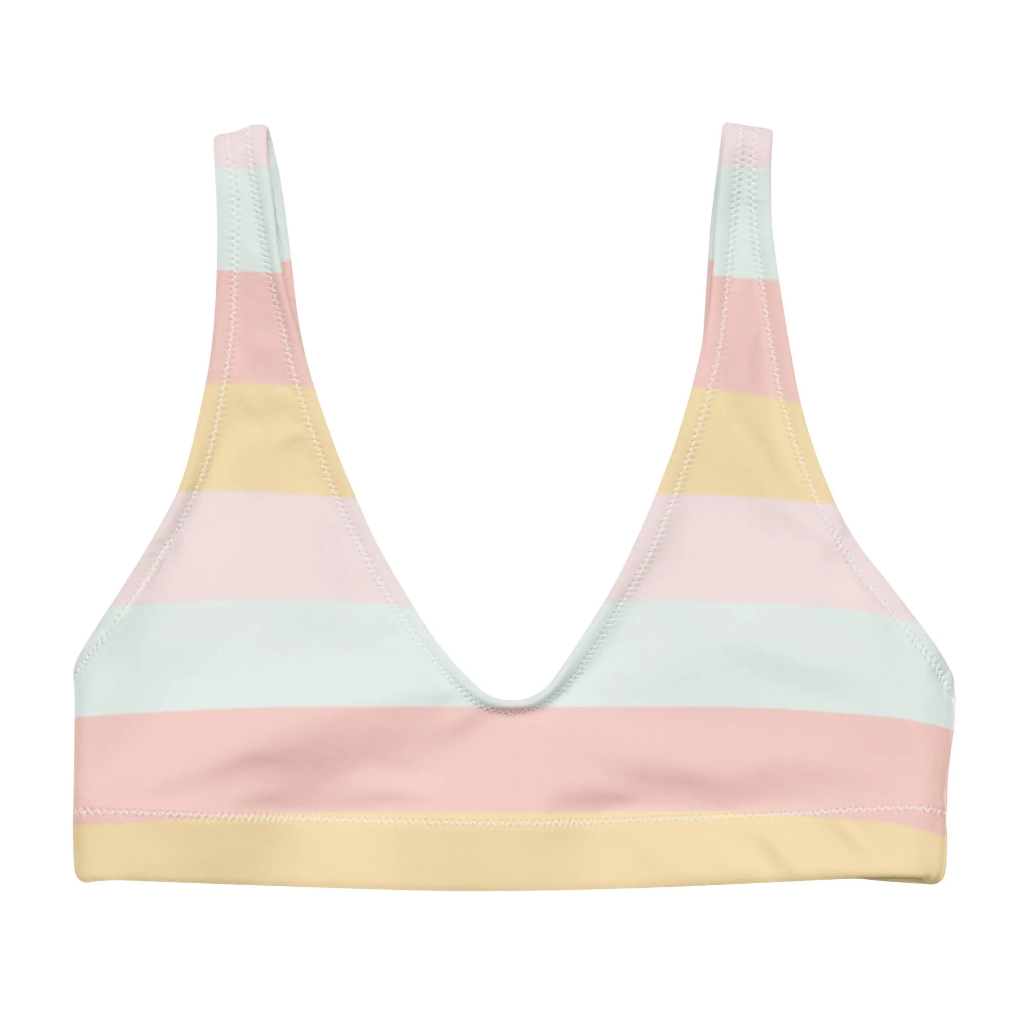 Bella Eco Bikini Top - Summer Stripes