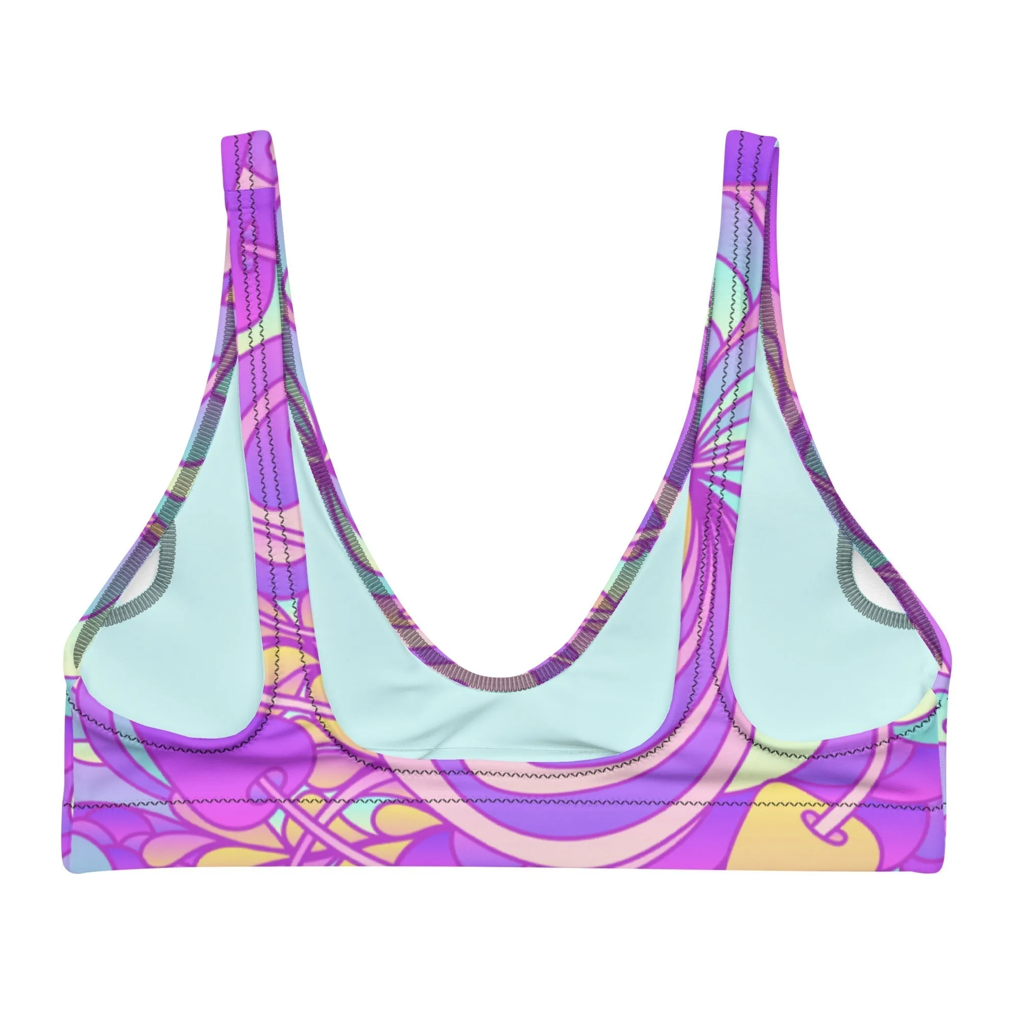 Bella Eco Padded Bikini Top Purple Delica | Shop Now